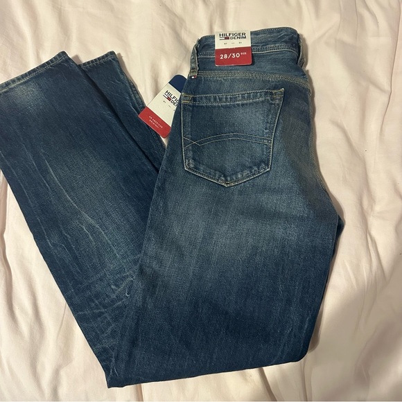 Tommy Hilfiger Blue Original Straight Jeans Classic Style - Picture 4 of 4